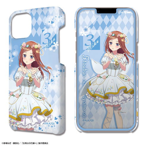 『五等分の花嫁∽』デザジャケット iPhone 14ケース&保護シート デザイン03(中野三玖/花の妖精ver.)【描き下ろし】